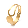 Ion Plating(IP) 304 Stainless Steel Hinged Bangles for Women STAS-Z114-09G-4
