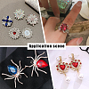 64Pcs 4 Style Glass Rhinestone Cabochons RGLA-FG0001-11B-6