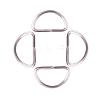 Iron D Ring Buckles Key Chain Findings IFIN-PH0011-01-3