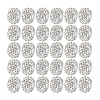 100Pcs Polymer Clay Rhinestone European Beads RB-PH0001-54A-7