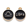 Alloy Enamel Pendants LS-ENAM-S124-01B-08K-1