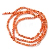 Natural South Red Agate Beads Strands G-B090-A04-01-5