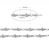 304 Stainless Steel Cross Link Chains CHS-R009-04-7