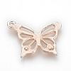Tibetan Style Alloy Pendant Rhinestone Settings TIBE-S307-12RG-2