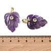 Natural Amethyst Pendants GG-CBA105B-01J-G-3
