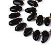 Natural Obsidian Beads Strands G-Z091-A40-3