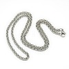 Tarnish Resistant Trendy Unisex 201 Stainless Steel Cross Rolo Chain Necklaces NJEW-L043B-09P-1