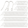 200Pcs 304 Stainless Steel Earring Hooks STAS-BBC0004-18P-1
