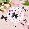 DIY Resin Rhinestone & ABS Plastic & Plastic Cabochons FIND-SC0021-32-4