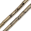 Electroplated Natural Lava Rock Beads Strands G-K388-03A-07-3