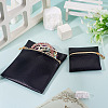 2Pcs 2 Styles Rectangle Square PU Leather Jewelry Gift Zipper Bags ABAG-TADJ0001-01A-5