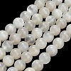 Natural White Moonstone Beads Strands G-L664-A01-8mm-A-2
