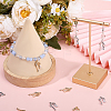 12Pcs 2 Colors Brass Micro Pave Clear Cubic Zirconia Pendants KK-BBC0015-64-4