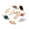 Natural Mixed Gemstone Links Connectors G-K316-02-RS-1