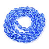 Glass Beads Strands GLAA-R024-11x8mm-8-3