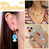 10Pcs 10 Styles Handmade Lampwork Beads LAMP-CJ0002-57-7