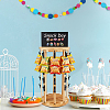 Rotating Wooden Snack Organizer Holder ODIS-WH0030-238-4