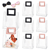  12Pcs 2 Colors PVC Plastic Gift Bags ABAG-NB0002-07-1