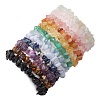 12Pcs Natural & Synthetic Gemstone Chip Beaded Stretch Bracelets BJEW-JB11133-3