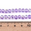 Transparent Glass Beads Strands X-EGLA-N016-6mm-03-4