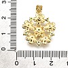 Rack Plating Brass Micro Pave Cubic Zirconia Pendants KK-K401-64A-G-3