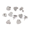 Non-Tarnish 304 Stainless Steel Stud Earring Findings LS-STAS-I183-02B-P-1