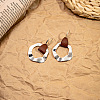 Ring Bohemian Style Zinc Alloy Dangle Earrings FS-WG9CCFB-01-1