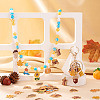 24Pcs 12 Styles Thanksgiving Day Alloy Enamel Pendants ENAM-TA0002-59-8
