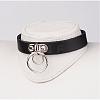 Punk Rock Style Cowhide Leather Choker Necklaces NJEW-D287-06-5