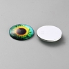Mixed Animal Eye Pattern Glass Cabochons AJEW-WH0070-08B-2