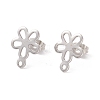 Non-Tarnish 201 Stainless Steel Stud Earring Findings EJEW-A071-06P-1