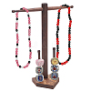 Baseball PineWood Championship Ring Organizer Display Tower Stands RDIS-WH0001-41-1