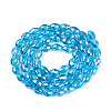 Electroplate Transparent Glass Beads Strands GL-N002-01A-A11-2