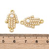 304 Stainless Steel Hamsa Hand Connector Charms STAS-E550-34G-3