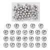 52Pcs 26 Style Electroplate Glass Alphabet Beads FIND-TA0001-99B-10