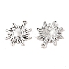 Tibetan Style Alloy Sun Pendants TIBEP-S291-12-RS-2