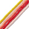Faceted(32 Facets) Glass Beads Strands EGLA-J042-35A-M-1