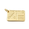 Brass Pendants KK-H206-02C-G-1