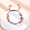 Adjustable Natural Gemstone Braided Bead Bracelets for Women BJEW-U035-02-3