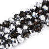 Electroplate Glass Beads Strands X-GR8MMY-01S-1