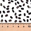 Picasso Spray Painted Glass Seed Beads SEED-T006-04-39-4