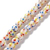 Handmade Lampwork Beads Strands LAMP-D015-11B-1