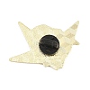 Light Gold Alloy Enamel Brooch JEWB-K018-39D-G-2
