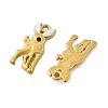 304 Stainless Steel Enamel Charms STAS-D369-15G-2
