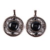 Natural Obsidian Pendants G-Q158-03-07-1