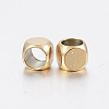 Ion Plating(IP) 304 Stainless Steel Beads STAS-F135-07G-2x2mm-2