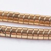 Electroplate Non-magnetic Synthetic Hematite Beads Strands X-G-I195-4mm-17-A-3