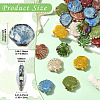 5Pcs Handmade Porcelain Beads PORC-YW0001-25A-3