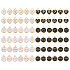Cheriswelry 8 Sets 4 Styles Light Gold Plated Alloy Enamel Pendants ENAM-CW0001-05-2