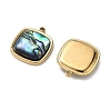 Natural Paua Shell Pendants STAS-G397-20G-02-2